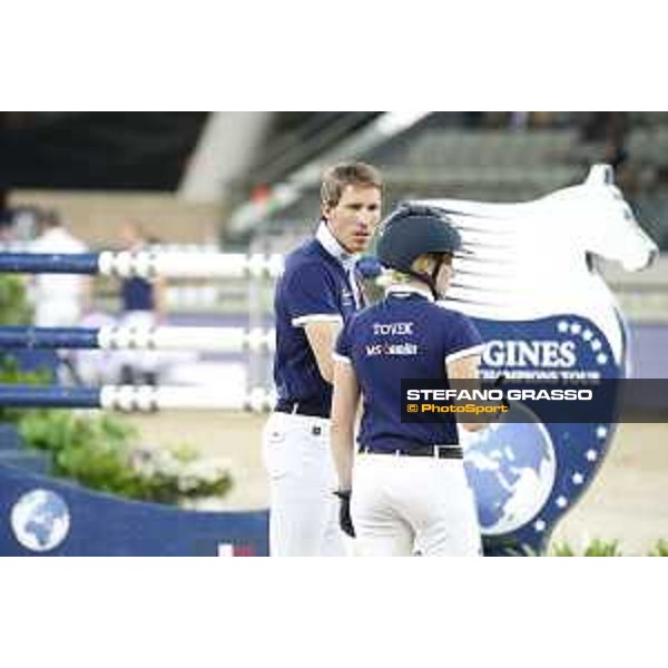 LGCT of Doha - Course walking - Henrik von Eckermann and Evelina Tovek - DOHA - Al Shaqab,9th nov. 2017 - ph.Stefano Grasso/LGCT