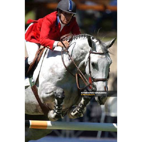 Laura Kraut on Miss Independent Rome, Piazza di Siena 29th may 2004 ph. Stefano Grasso