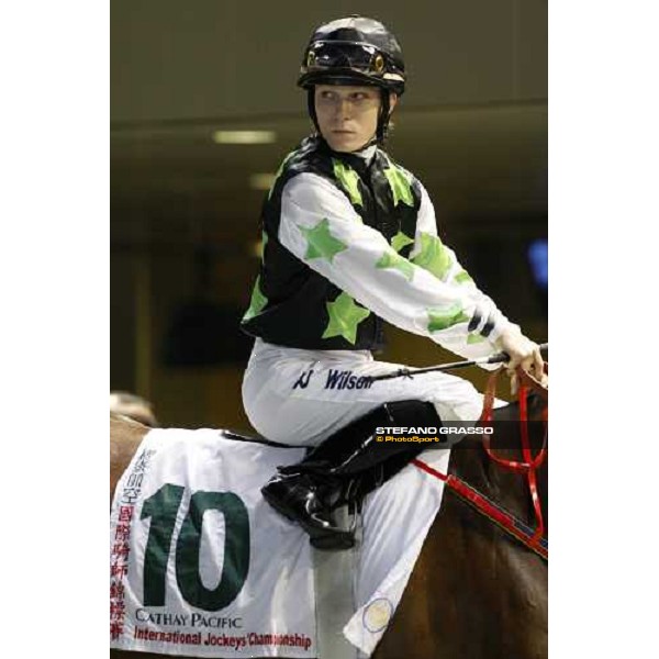 Emma Wilson at the Cathay Pacific International Jockey\'s Championship at Happy Valley Hong Kong, 5th dec. 2007 ph. Stefano Grasso