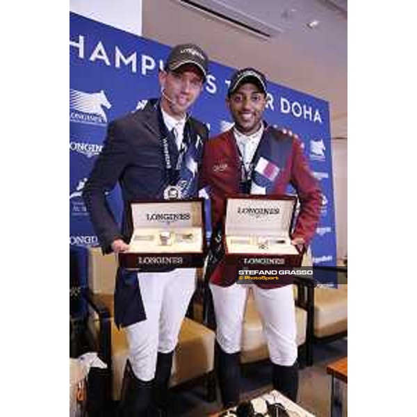 LGCT of Doha - Press conference - Harrie Smolders, Bassem Hassan Mohammed - DOHA - Al Shaqab,11th nov. 2017 - ph.Stefano Grasso-Mario Grassia/GCL
