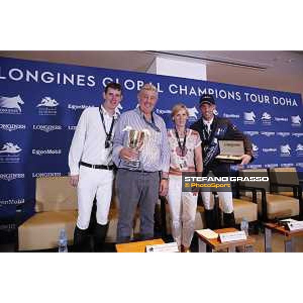LGCT of Doha - Press conference - Harrie Smolders, Axel and Jos Verlooy - DOHA - Al Shaqab,11th nov. 2017 - ph.Stefano Grasso-Mario Grassia/GCL