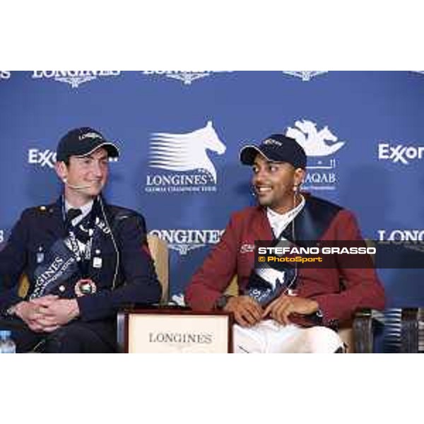 LGCT of Doha - Press conference - Lorenzo de Luca, Bassem Hassan Mohammed - DOHA - Al Shaqab,11th nov. 2017 - ph.Stefano Grasso-Mario Grassia/GCL