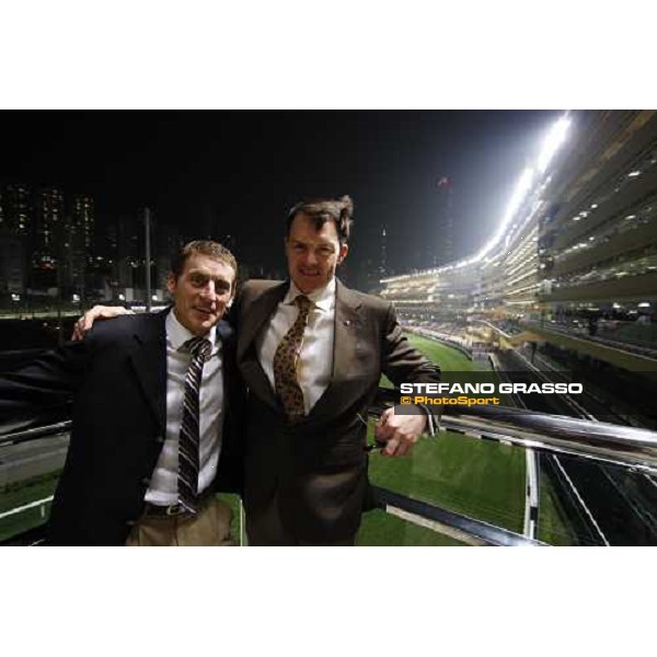 Johnny Murtagh and Aidan O\'Brien pictured at Happy Valley Hong Kong, 5th dec. 2007 ph. Stefano Grasso