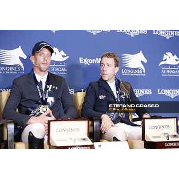 LGCT of Doha - Press conference - Harrie Smolders and Maikel van der Vleuten - DOHA - Al Shaqab,11th nov. 2017 - ph.Stefano Grasso-Mario Grassia/GCL