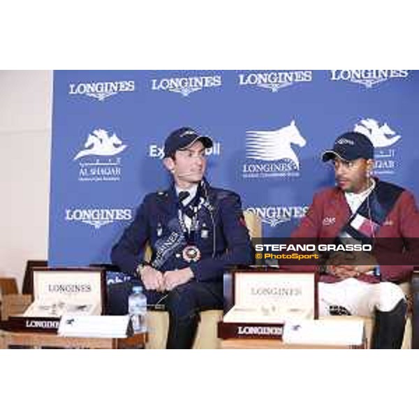 LGCT of Doha - Press conference - Lorenzo de Luca, Bassem Hassan Mohammed - DOHA - Al Shaqab,11th nov. 2017 - ph.Stefano Grasso-Mario Grassia/GCL
