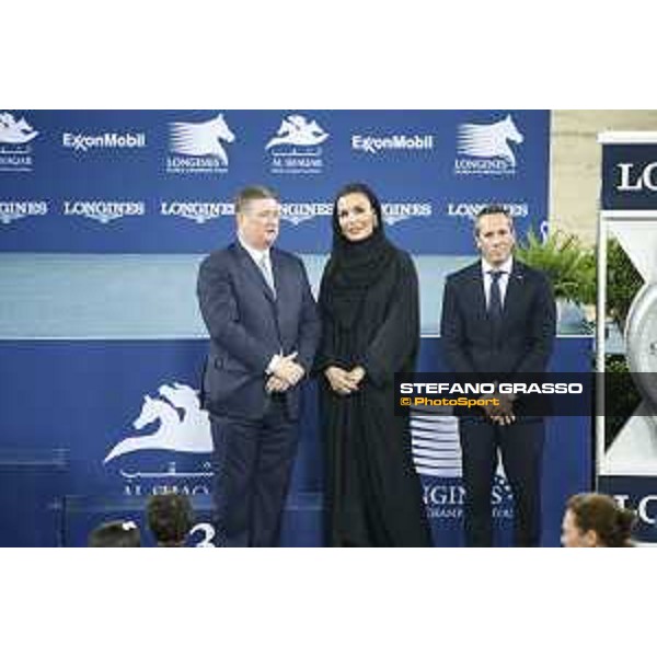LGCT of Doha - Prize giving ceremony - Jan Tops, Sheikha Moza Bint Nasser Al Missned - DOHA - Al Shaqab,11th nov. 2017 - ph.Stefano Grasso-Mario Grassia/GCL