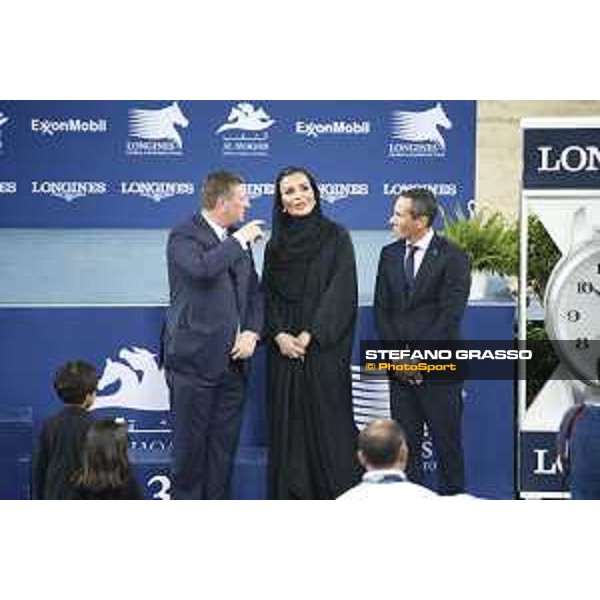LGCT of Doha - Prize giving ceremony - Jan Tops, Sheikha Moza Bint Nasser Al Missned - DOHA - Al Shaqab,11th nov. 2017 - ph.Stefano Grasso-Mario Grassia/GCL