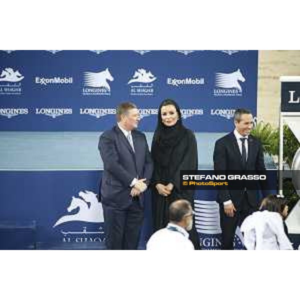 LGCT of Doha - Prize giving ceremony - Jan Tops, Sheikha Moza Bint Nasser Al Missned - DOHA - Al Shaqab,11th nov. 2017 - ph.Stefano Grasso-Mario Grassia/GCL