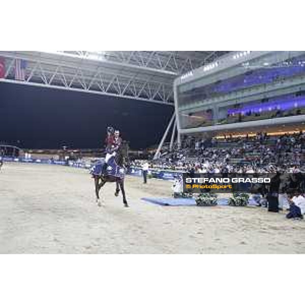 LGCT of Doha - Prize giving ceremony - Bassem Hassan Mohammed on Gunder - DOHA - Al Shaqab,11th nov. 2017 - ph.Stefano Grasso/LGCT