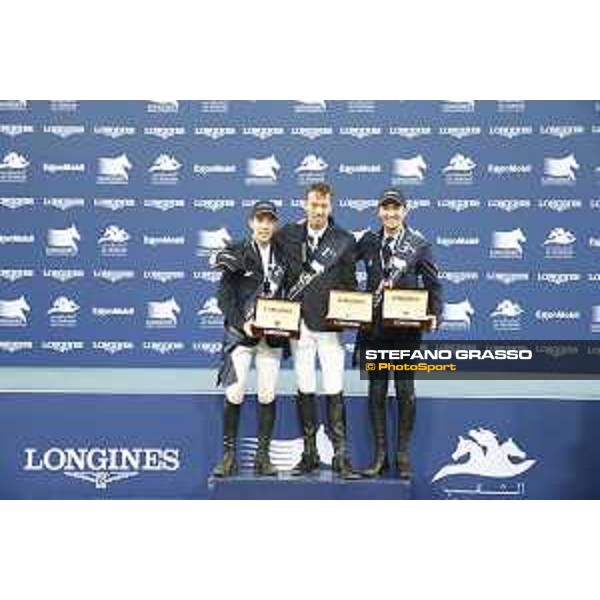 LGCT of Doha - Maikel Van der Vleuten, Harrie Smolders and Lorenzo de Luca - DOHA - Al Shaqab,11th nov. 2017 - ph.Stefano Grasso/LGCT