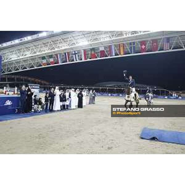 LGCT of Doha - Prize giving ceremony - Harrie Smolders on Don VHP Z wins the overall standing - DOHA - Al Shaqab,11th nov. 2017 - ph.Stefano Grasso/LGCT