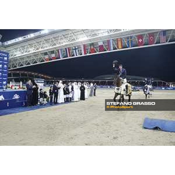 LGCT of Doha - Prize giving ceremony - Harrie Smolders on Don VHP Z wins the overall standing - DOHA - Al Shaqab,11th nov. 2017 - ph.Stefano Grasso/LGCT