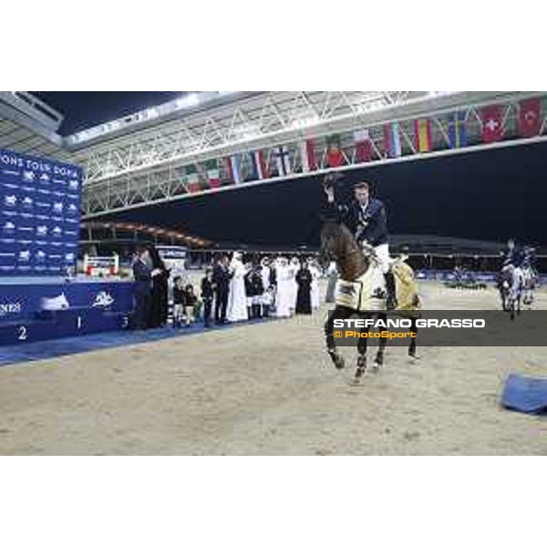 LGCT of Doha - Prize giving ceremony - Harrie Smolders on Don VHP Z wins the overall standing - DOHA - Al Shaqab,11th nov. 2017 - ph.Stefano Grasso/LGCT