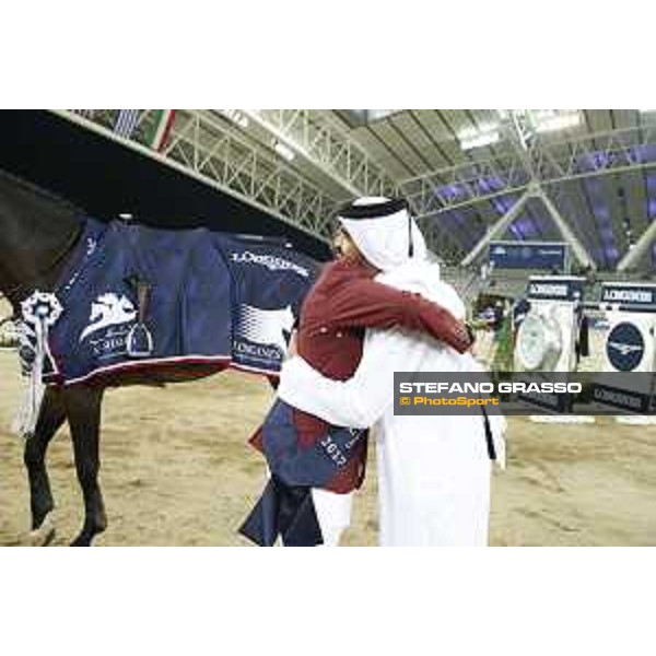LGCT of Doha - Prize giving ceremony - Bassem Hassan Mohammed and Sheikh Joaan Bin Hamad Al Thani - DOHA - Al Shaqab,11th nov. 2017 - ph.Stefano Grasso-Mario Grassia/GCL