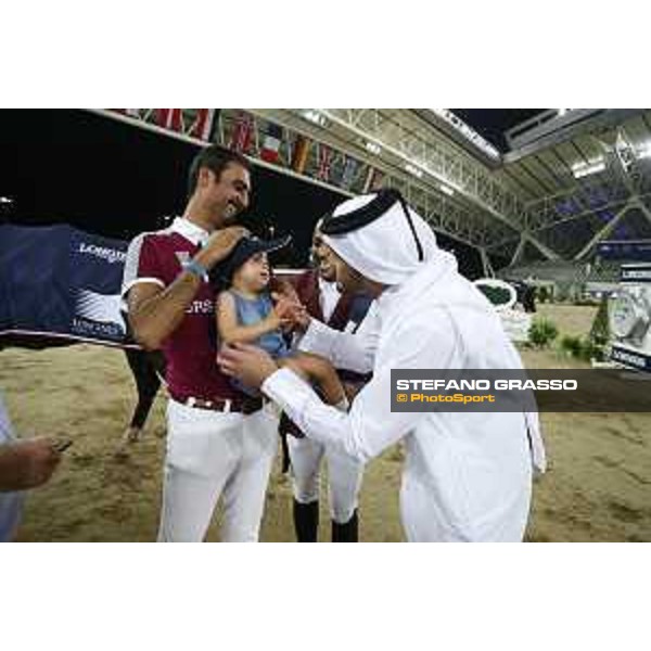 LGCT of Doha - Prize giving ceremony - Bassem Hassan Mohammed and Sheikh Joaan Bin Hamad Al Thani - DOHA - Al Shaqab,11th nov. 2017 - ph.Stefano Grasso-Mario Grassia/GCL