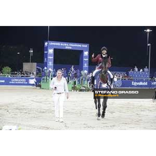 LGCT of Doha - Prize giving ceremony - Bassem Hassan Mohammed on Gunder - DOHA - Al Shaqab,11th nov. 2017 - ph.Stefano Grasso/LGCT