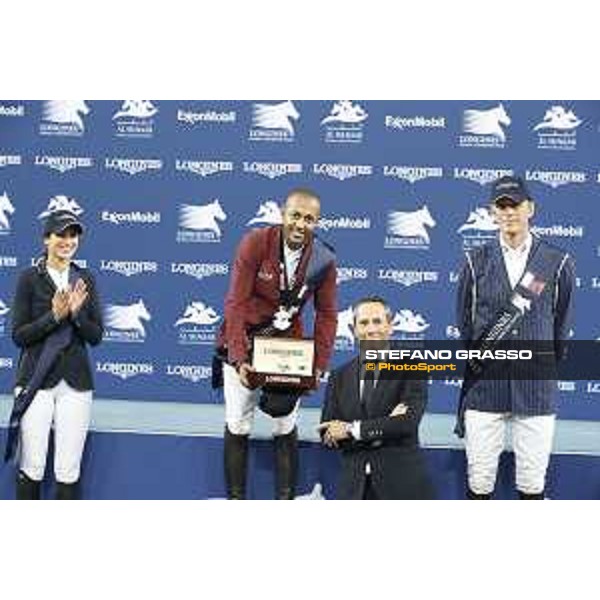 LGCT of Doha - Janika Sprunger, Bassem Hassan Mohammed and Peder Fredricson - DOHA - Al Shaqab,11th nov. 2017 - ph.Stefano Grasso/LGCT