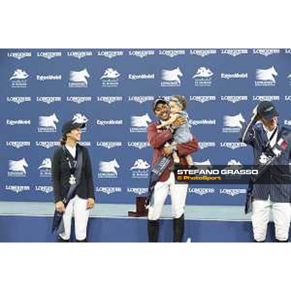LGCT of Doha - Janika Sprunger, Bassem Hassan Mohammed and Peder Fredricson - DOHA - Al Shaqab,11th nov. 2017 - ph.Stefano Grasso/LGCT