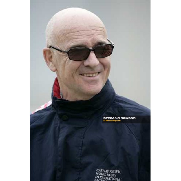 trainer Alain De Royer - Dupr pictured at Sha Tin racetrack Hong Kong, 6th dec. 2007 ph. Stefano Grasso