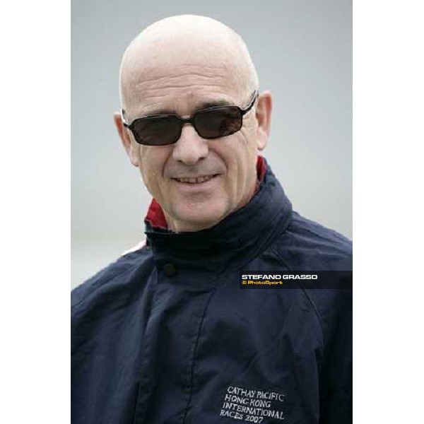 trainer Alain De Royer - Dupr pictured at Sha Tin racetrack Hong Kong, 6th dec. 2007 ph. Stefano Grasso