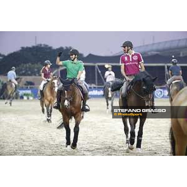 LGCT of Doha - Riders warming up DOHA - Al Shaqab,9th nov. 2017 ph.Stefano Grasso/LGCT
