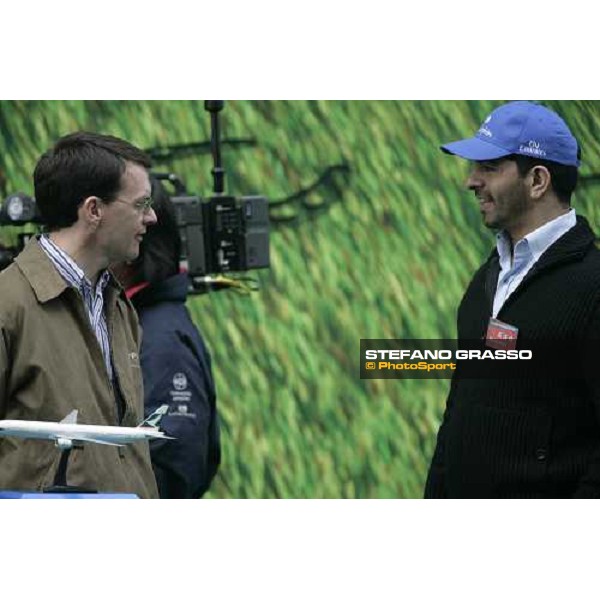 trainers Aidan O\' Brien and Saeed Bin Suroor pictured at Sha Tin racetrack Hong Kong, 6th dec. 2007 ph. Stefano Grasso