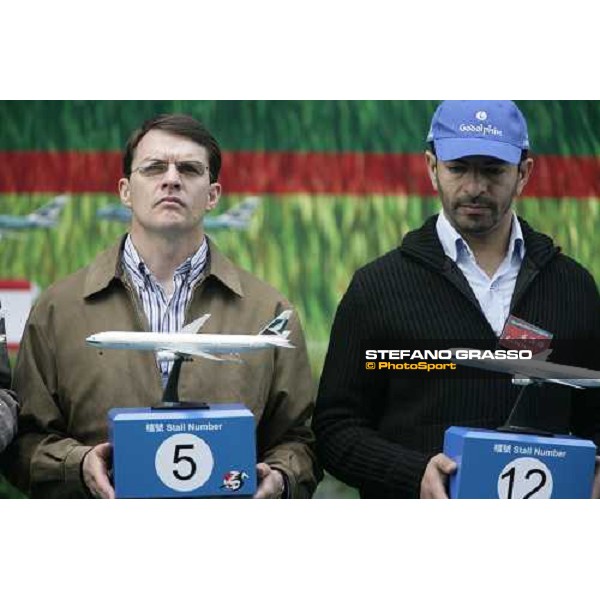trainers Aidan O\' Brien and Saeed Bin Suroor pictured at Sha Tin racetrack Hong Kong, 6th dec. 2007 ph. Stefano Grasso