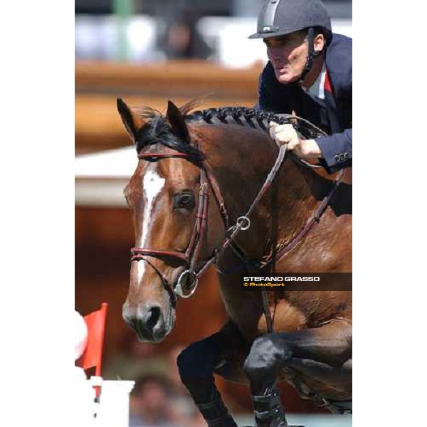 Michel Robert on Hockey Bleus D\'Amaury Rome, Piazza di Siena 29th may 2004 ph. Stefano Grasso