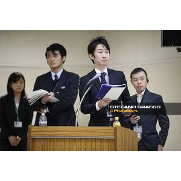 The press conference Fuchu racecourse,23rd nov.2017 Ph.Stefano Grasso