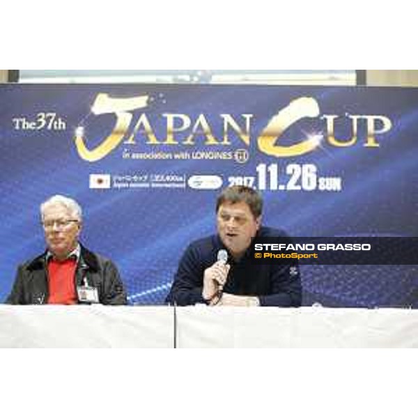 Iquitos connection during the Press conference Fuchu racecourse,23rd nov.2017 Ph.Stefano Grasso