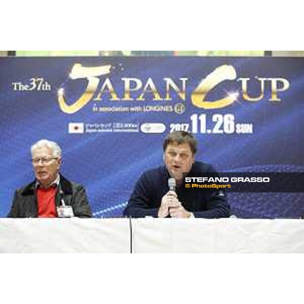 Iquitos connection during the Press conference Fuchu racecourse,23rd nov.2017 Ph.Stefano Grasso