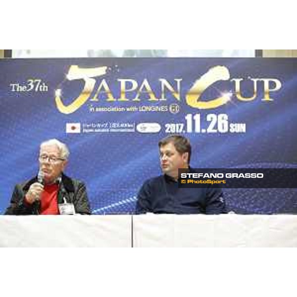 Iquitos connection during the Press conference Fuchu racecourse,23rd nov.2017 Ph.Stefano Grasso
