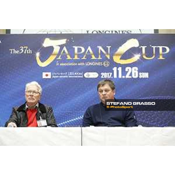 Iquitos connection during the Press conference Fuchu racecourse,23rd nov.2017 Ph.Stefano Grasso