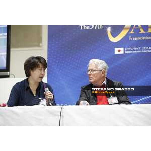 Iquitos connection during the Press conference Fuchu racecourse,23rd nov.2017 Ph.Stefano Grasso