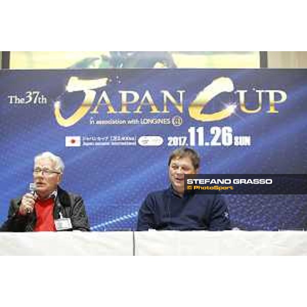 Iquitos connection during the Press conference Fuchu racecourse,23rd nov.2017 Ph.Stefano Grasso
