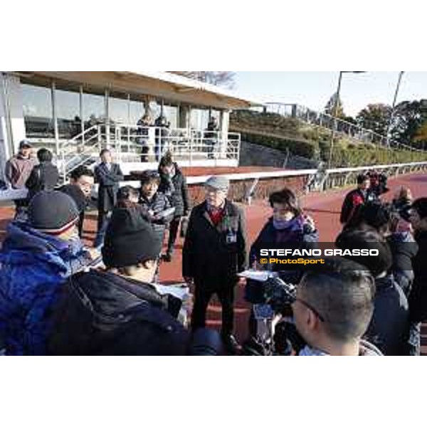 Interview to Hans -Jurgen Groschel -Morning track works Fuchu racecourse,24th nov.2017 Ph.Stefano Grasso