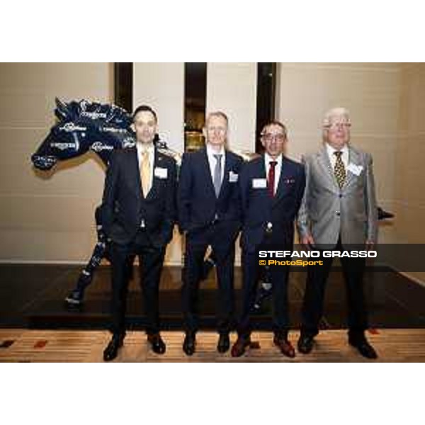 The 37° Japan Cup welcome party at Conrad Hotel Daniele Porcu,Filip Minarik,Jeanne-Pierre Carvalho and Hans-Jurgen Groschel Tokyo,24th nov.2017 Ph.Stefano Grasso