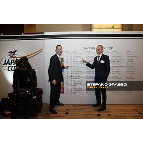 The 37° Japan Cup welcome party at Conrad Hotel Daniele Porcu and Filip Minarik Tokyo,24th nov.2017 Ph.Stefano Grasso