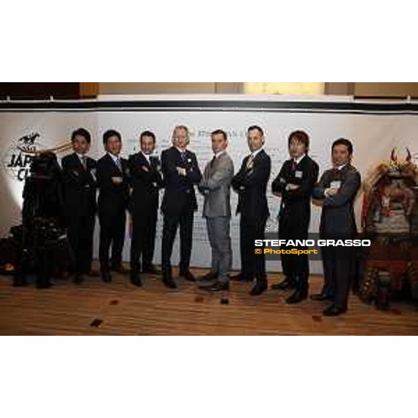 The 37° Japan Cup welcome party at Conrad Hotel - Group photos of Jockeys Tokyo,24th nov.2017 Ph.Stefano Grasso
