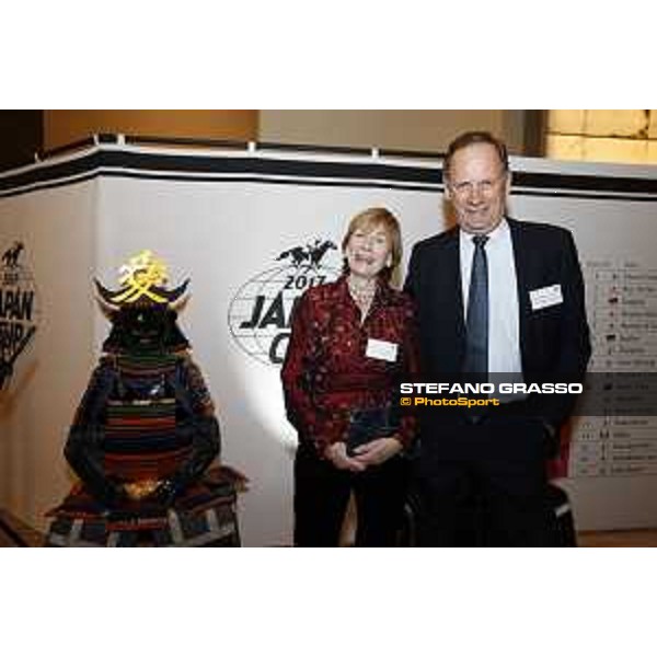 The 37° Japan Cup welcome party at Conrad Hotel - Alastair Donald and his wife Tokyo,24th nov.2017 Ph.Stefano Grasso