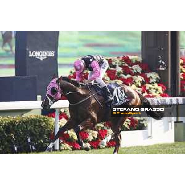 Longines Hong Kong International Races Longines Hong Kong Mile - winner KC Leung on Beauty Generation Hong Kong,10th dec. 2017 Ph.Stefano Grasso/Longines