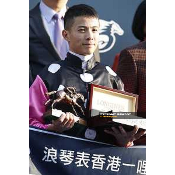 Longines Hong Kong International Races Longines Hong Kong Mile - winner KC Leung on Beauty Generation Hong Kong,10th dec. 2017 Ph.Stefano Grasso/Longines