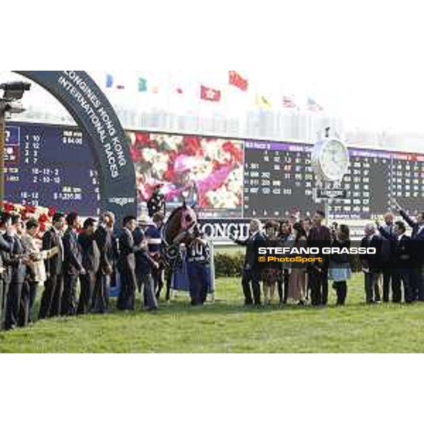 Longines Hong Kong International Races Longines Hong Kong Mile - winner KC Leung on Beauty Generation Hong Kong,10th dec. 2017 Ph.Stefano Grasso/Longines
