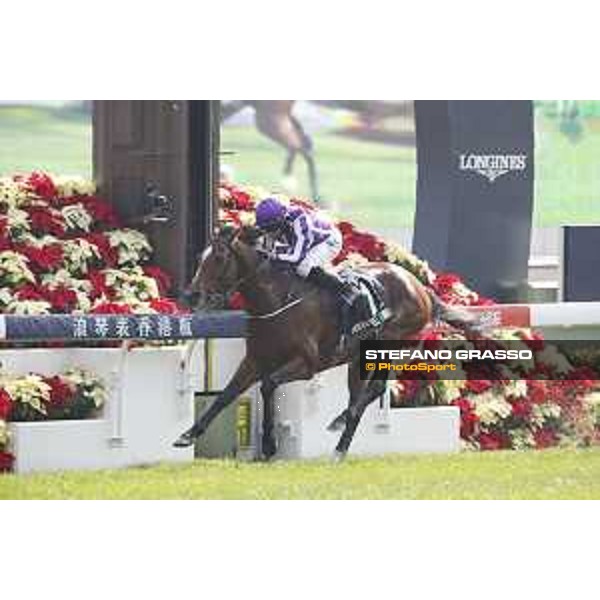 Longines Hong Kong International Races Longines Hong Kong Vase - winner Ryan Moore on Highland Reel Hong Kong,10th dec. 2017 Ph.Stefano Grasso/Longines