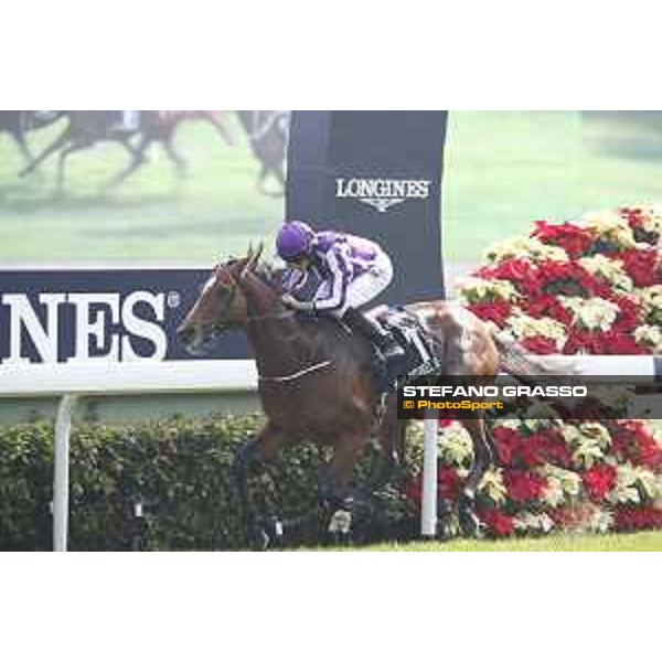 Longines Hong Kong International Races Longines Hong Kong Vase - winner Ryan Moore on Highland Reel Hong Kong,10th dec. 2017 Ph.Stefano Grasso/Longines