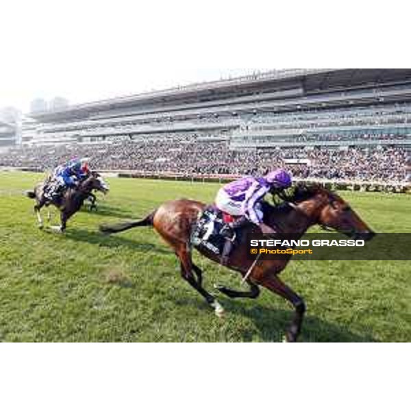 Longines Hong Kong International Races Longines Hong Kong Vase - winner Ryan Moore on Highland Reel Hong Kong,10th dec. 2017 Ph.Stefano Grasso/Longines