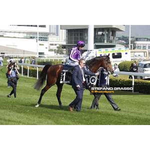 Longines Hong Kong International Races Longines Hong Kong Vase - winner Ryan Moore on Highland Reel Hong Kong,10th dec. 2017 Ph.Stefano Grasso/Longines