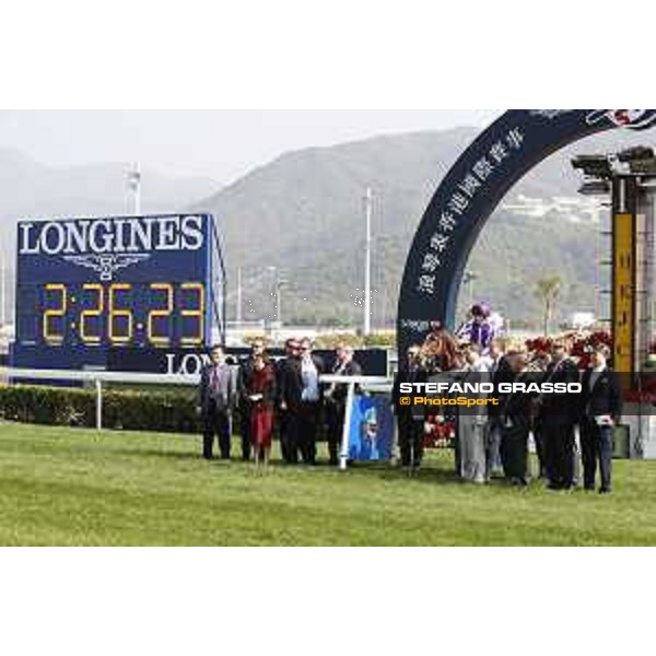 Longines Hong Kong International Races Longines Hong Kong Vase - winner Ryan Moore on Highland Reel Hong Kong,10th dec. 2017 Ph.Stefano Grasso/Longines