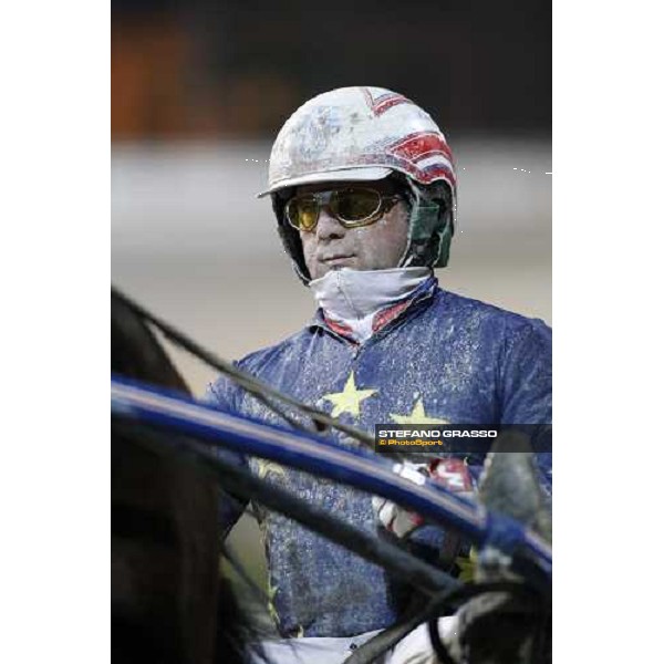 Christophe Martens at Trotting World MAster 2007 Trieste Montebello racetrack, 11th dec. 2007 ph. Stefano Grasso