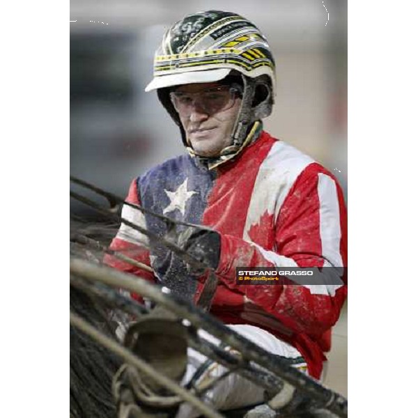 Yannick Gingras at Trotting World MAster 2007 Trieste Montebello racetrack, 11th dec. 2007 ph. Stefano Grasso